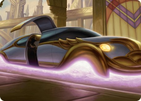 Tarjeta de arte de limusina misteriosa [Streets of New Capenna Art Series] 