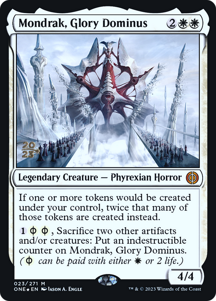 Mondrak, Glory Dominus [Phyrexia: Promociones de presentación de All Will Be One] 