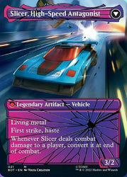 Slicer, músculo contratado // Slicer, antagonista de alta velocidad (vidrio roto) [Transformers] 