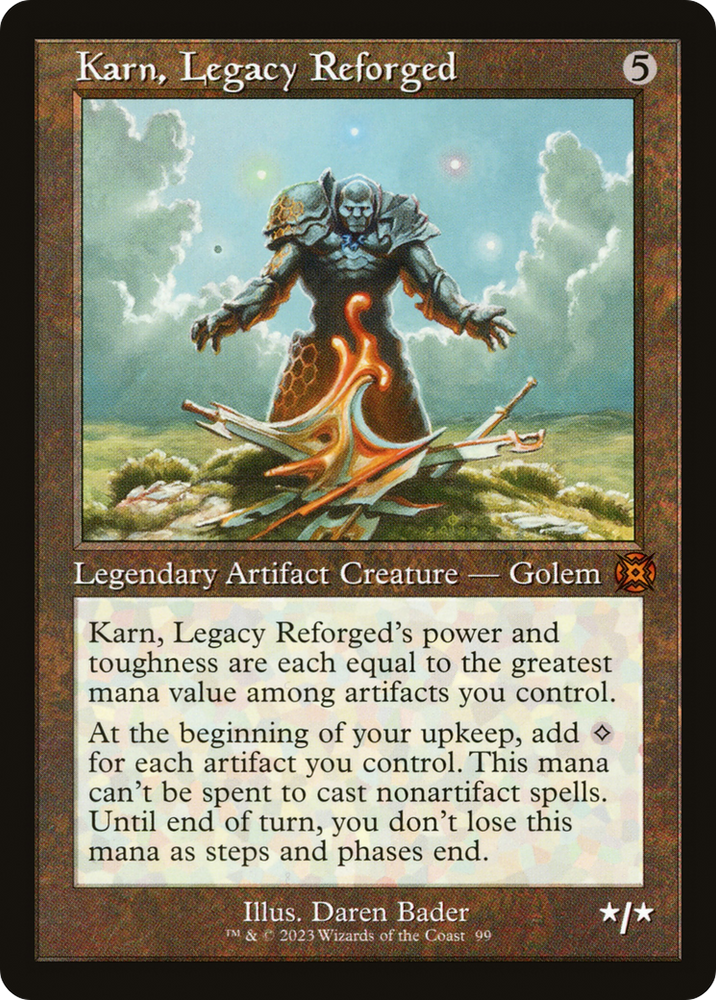Karn, Legacy Reforged (Retro) [La marcha de la máquina: Las secuelas] 