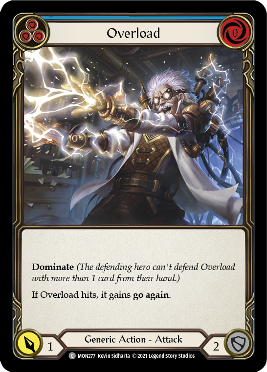 Sobrecarga (Azul) [MON277-RF] (Monarch) 1.a edición Rainbow Foil 