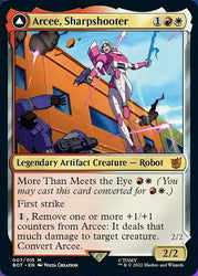 Arcee, francotirador // Arcee, cupé acrobático [Transformers] 