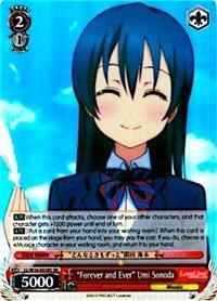 "Forever and Ever" Umi Sonoda (LL/W34-E038S SR) [Love Live! Vol. 2] - Blue Jay's Cauldron