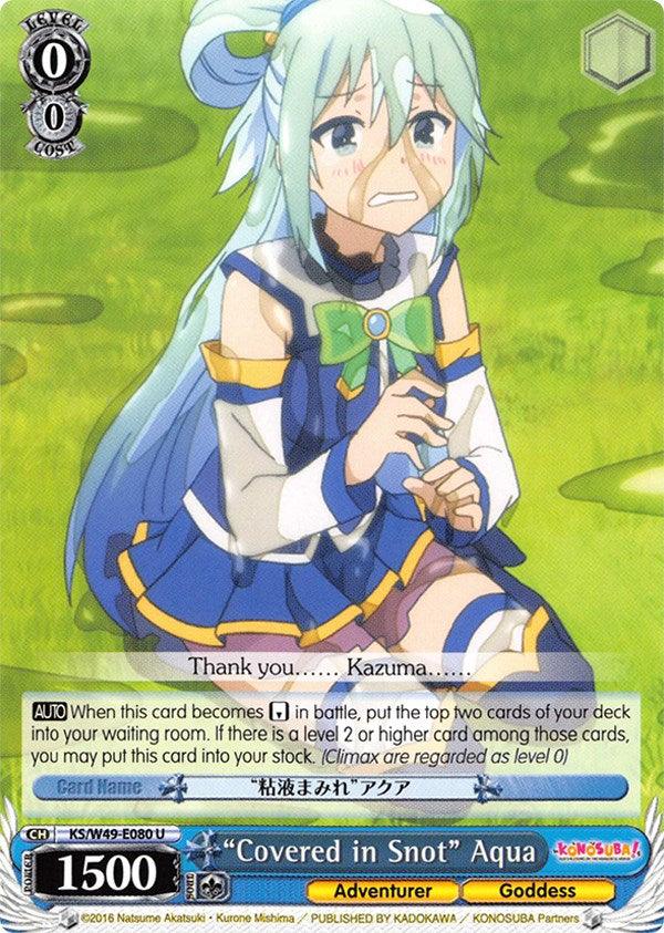 "Covered in Snot" Aqua (KS/W49-E080 U) [KonoSuba] - Blue Jay's Cauldron