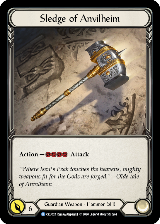 Trineo de Anvilheim [CRU024] (Crucible of War) 1.ª edición Cold Foil 