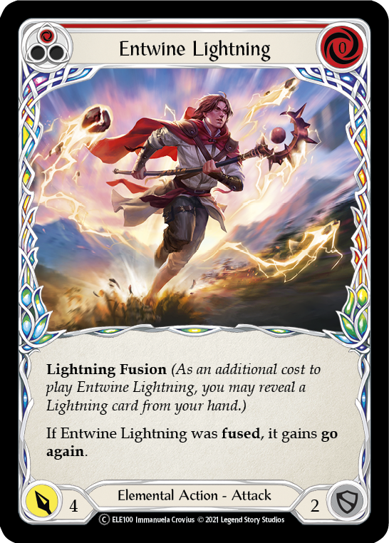 Entwine Lightning (Rojo) [U-ELE100] (Tales of Aria Unlimited) Ilimitado Normal 