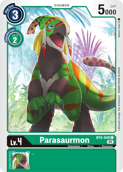 Parasaurmon [BT6-048] [Doble Diamante] 
