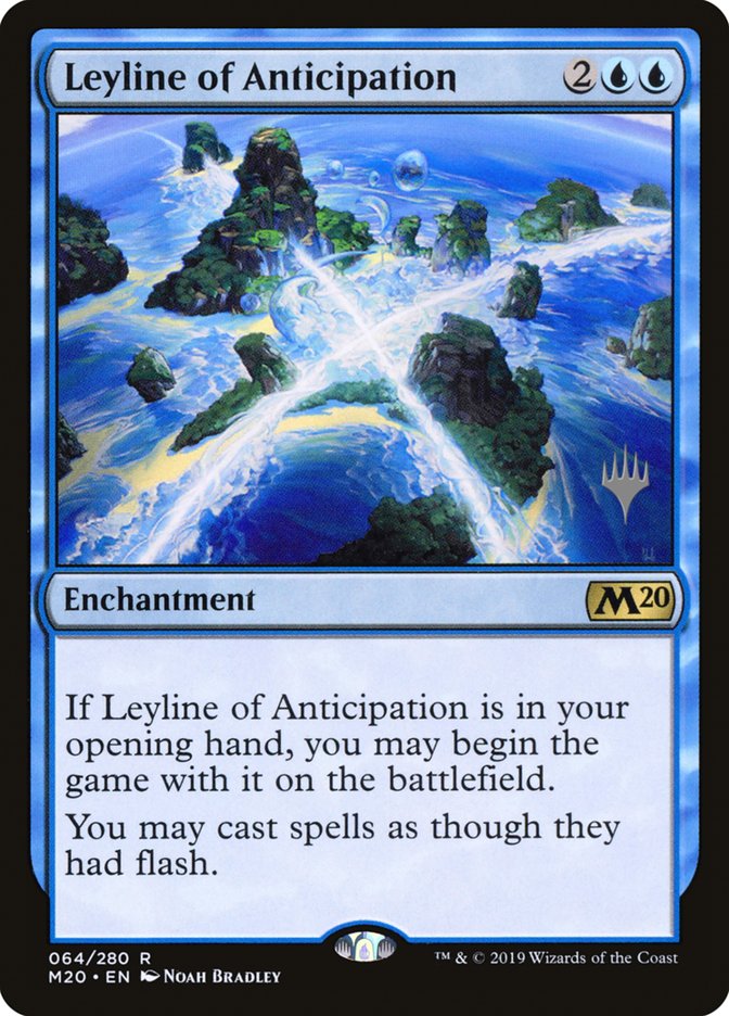 mtg 2020 promo cards Leyline of Anticipation (Promo Pack) [Core Set 2020 Promos]