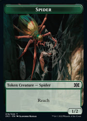 Ficha de doble cara Spider // Knight [Fichas Double Masters 2022] 