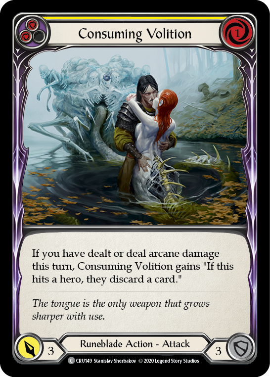Voluntad consumidora (amarillo) [CRU149] (Crucible of War) 1.a edición normal 