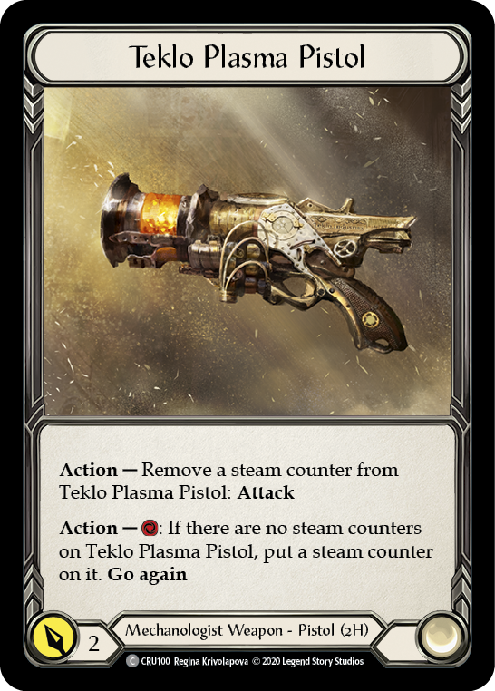 Pistola de plasma Teklo [CRU100] (Crucible of War) 1.ª edición Normal 