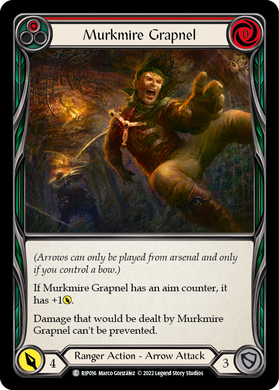 Murkmire Grapnel (rojo) [RIP016] (Cubierta Outsiders Riptide Blitz) 