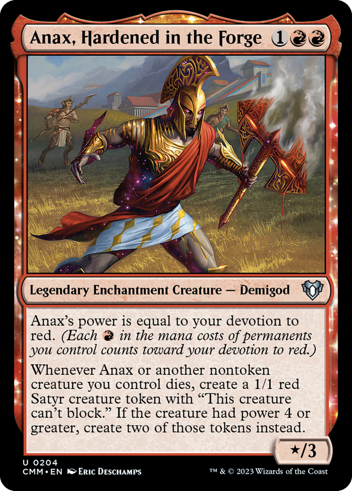 Anax, Harden in the Forge [Commander Masters]
