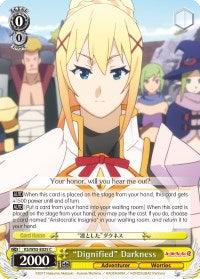 "Dignified" Darkness (KS/W55-E025 C) [KonoSuba 2] - Blue Jay's Cauldron