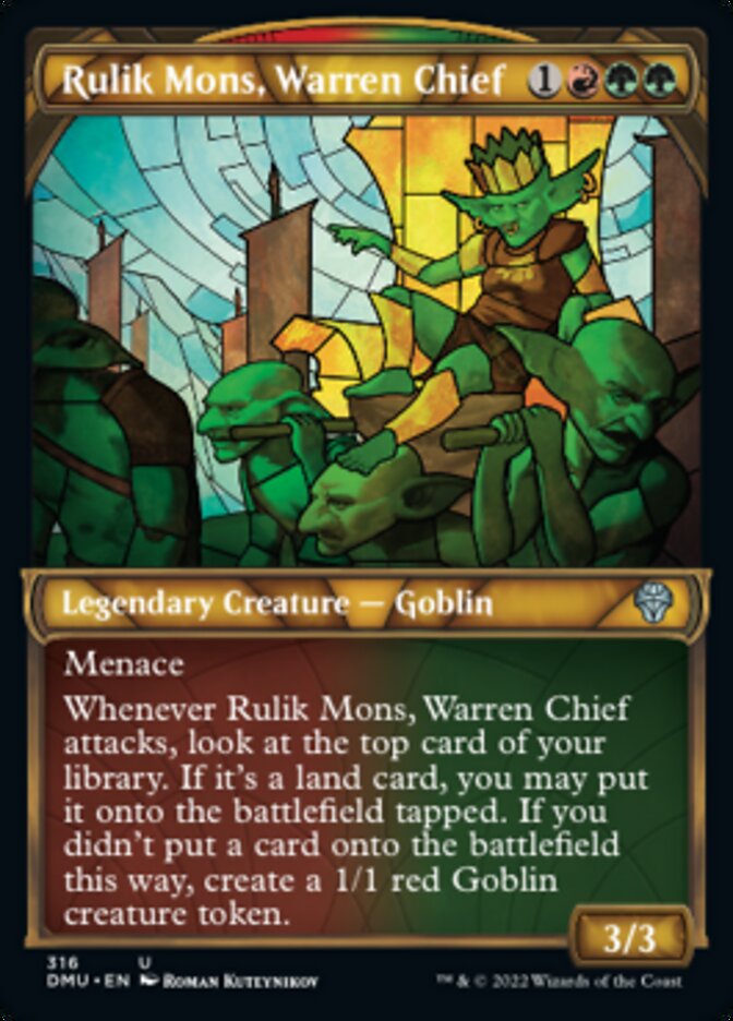 Rulik Mons, Jefe Warren (Showcase) [Dominaria United] 
