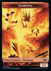 Elemental // Ficha de doble cara de Caballero [Fichas Double Masters 2022] 