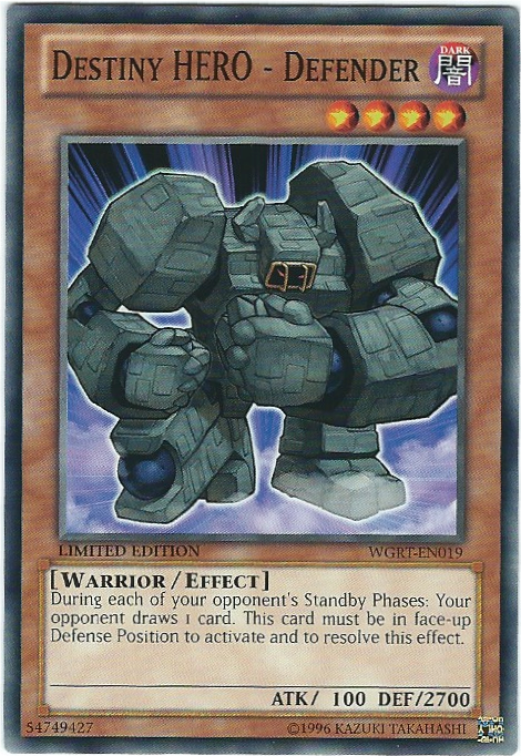 Destiny HERO - Defender [WGRT-EN019] Common