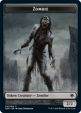 Zombi // Soldado humano Ficha de doble cara [Noche de juegos: Fichas gratuitas para todos] 