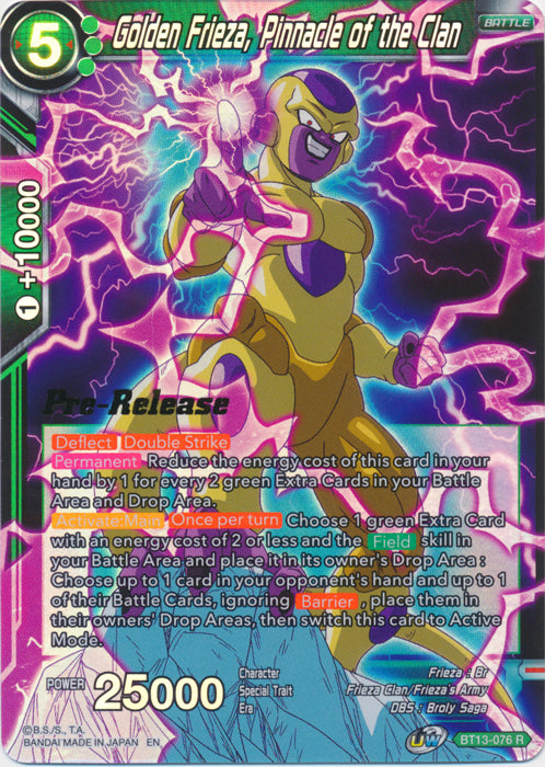 Freezer dorado, pináculo del clan (BT13-076) [Promociones de presentación de Supreme Rivalry] 