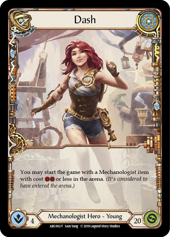 Dash // Dash, Inventor Extraordinario [ARC002-T // ARC001-T] (Arcane Rising) 1.ª edición Normal 