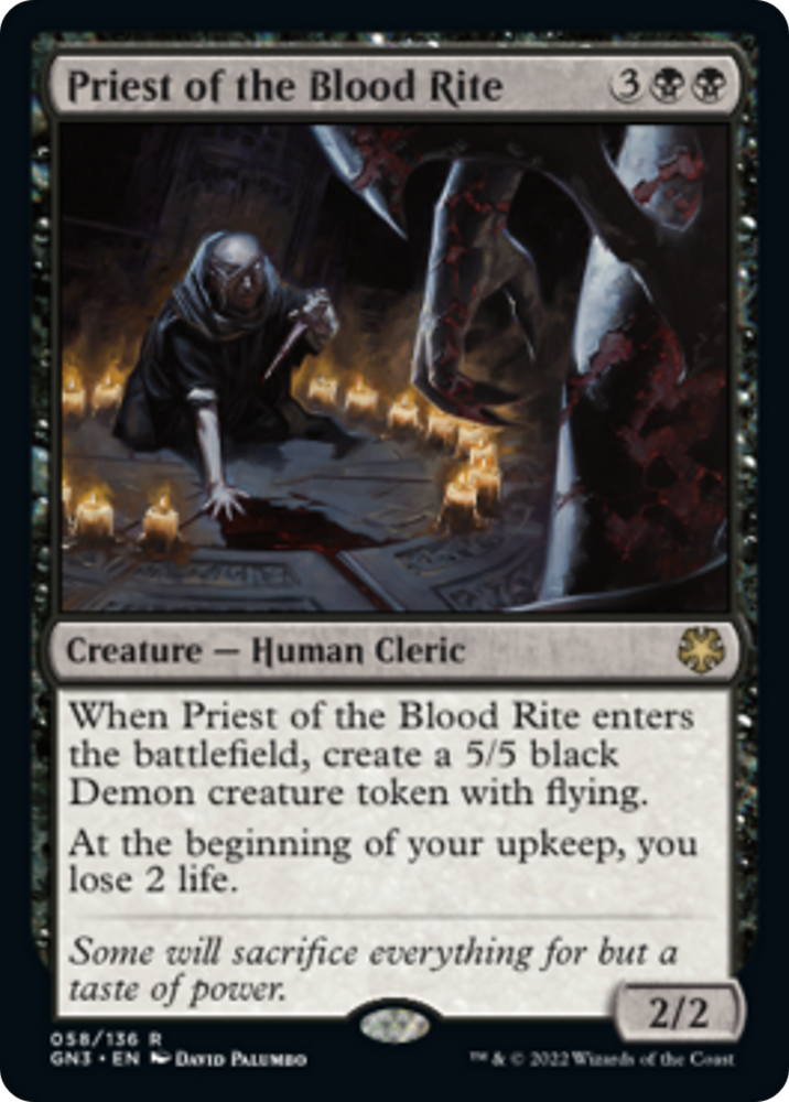 Sacerdote del rito de sangre [Noche de juegos: todos contra todos] 