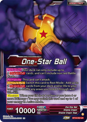 One-Star Ball // Syn Shenron, La desesperación se manifiesta (BT18-002) [Promociones de presentación de Dawn of the Z-Legends] 