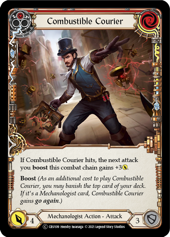 Mensajero combustible (rojo) [U-CRU109] (Crucible of War Unlimited) Ilimitado Normal 