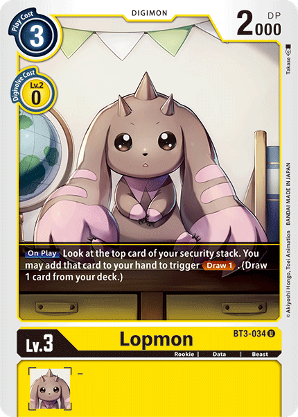 Lopmon [BT3-034] [Lanzamiento de refuerzo especial Ver.1.5] 