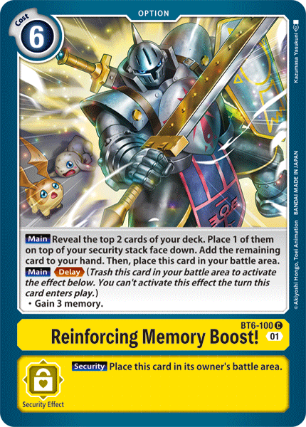 ¡Reforzando el impulso de la memoria! [BT6-100] [Doble Diamante] 