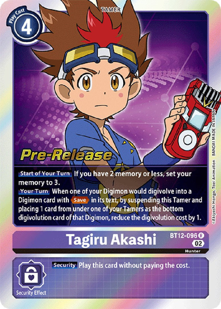 Tagiru Akashi [BT12-096] [Tarjetas de prelanzamiento a través del tiempo] 
