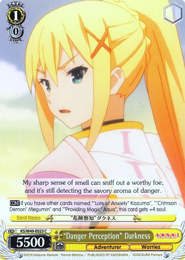 "Danger Perception" Darkness (KS/W49-E023 C) [KonoSuba] - Blue Jay's Cauldron