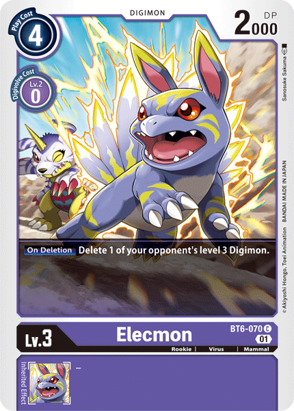 Elecmon [BT6-070] [Doble Diamante] 