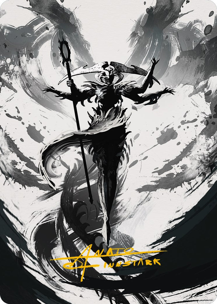 Tarjeta de arte Atraxa, Grand Unifier 2 (firma estampada en oro) [Phyrexia: All Will Be One Art Series] 