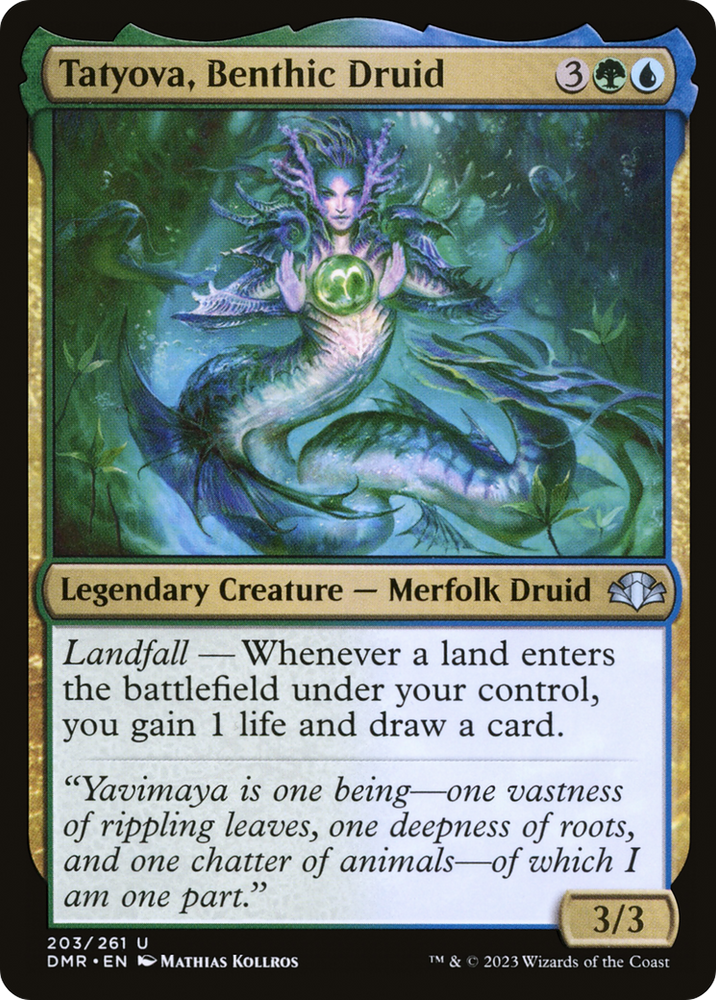 Tatyova, druida bentónica [Dominaria Remastered] 
