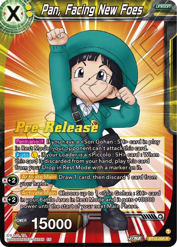 Pan, enfrentando nuevos enemigos (BT18-095) [Promociones de presentación de Dawn of the Z-Legends] 