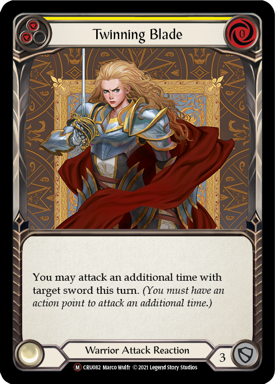 Twin Blade [U-CRU082] (Crucible of War Unlimited) Ilimitado Normal 