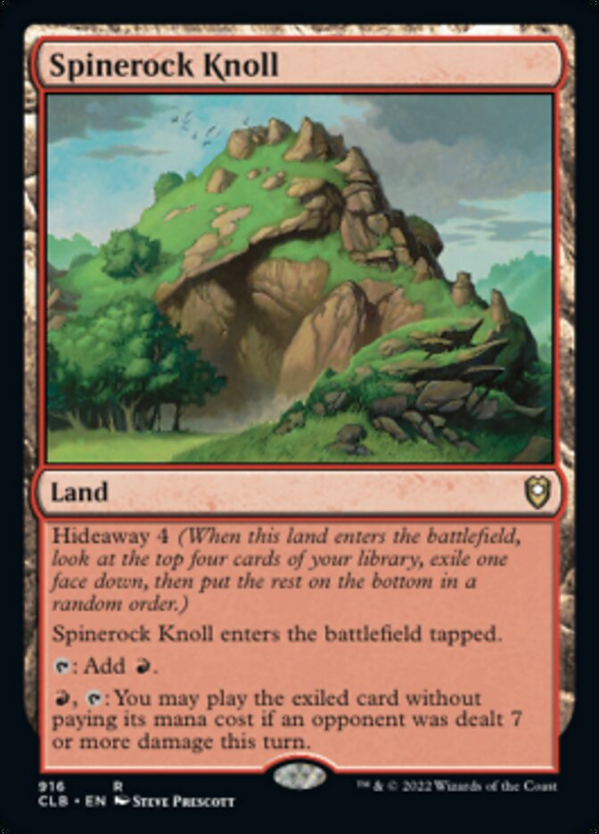 Spinerock Knoll [Commander Legends: Batalla por Baldur's Gate] 