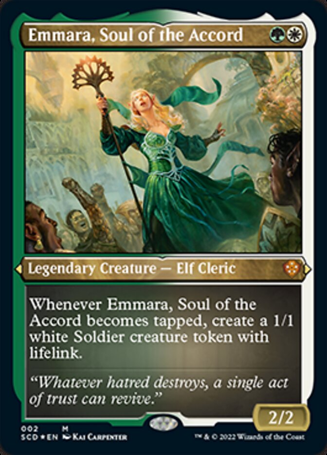 Emmara, alma del acuerdo (grabada en aluminio) [Mazos Starter Commander] 