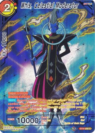 Whis, moderador celestial (BT9-096) [Selección del coleccionista vol. 2] 