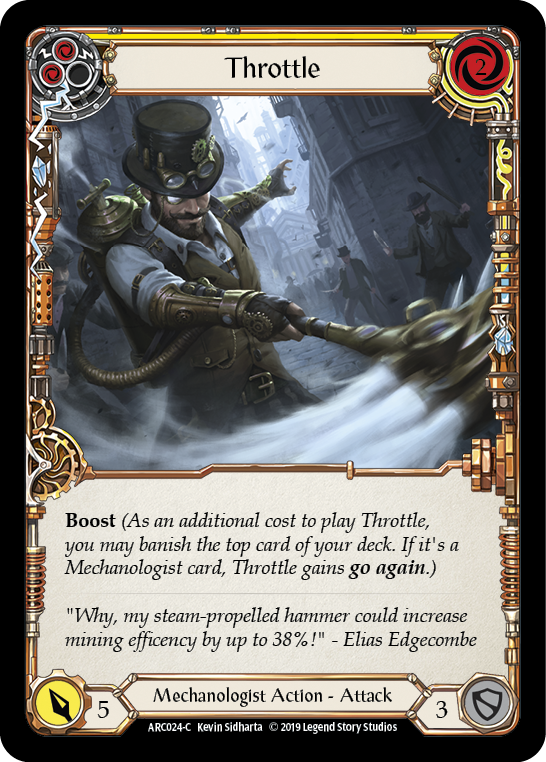 Acelerador (Amarillo) [ARC024-C] (Arcane Rising) 1.ª edición Normal 