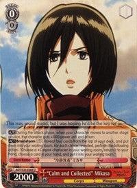 "Calm and Collected" Mikasa (AOT/S35-E064 U) [Attack on Titan] - Blue Jay's Cauldron