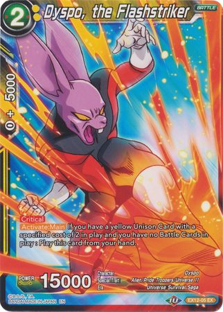Dyspo, el Flashstriker (EX12-05) [Universo 11 Unísono] 