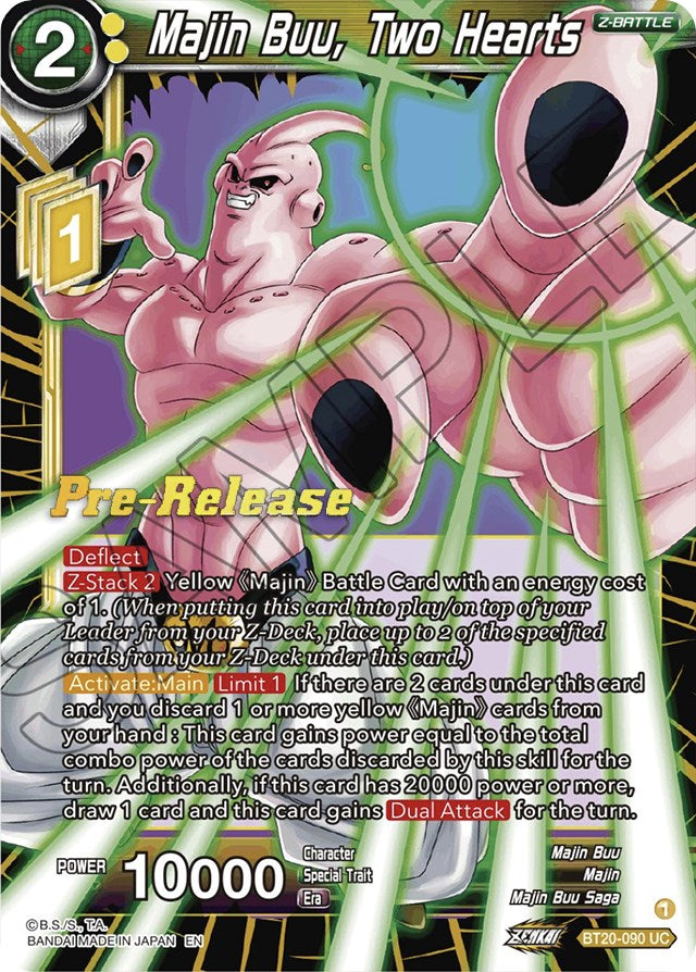 Majin Buu, dos corazones (BT20-090) [Promociones de presentación con absorción de poder] 