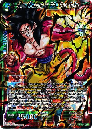 Twin Onslaught SS4 Son Goku (BT5-055) [Renacimiento milagroso] 