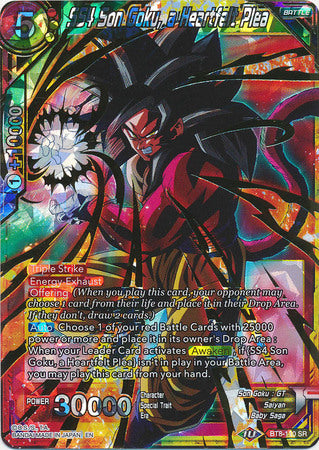 SS4 Son Goku, una súplica sincera (BT8-110) [Paquete de revisión 2020] 