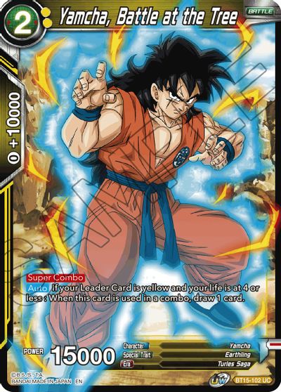 Yamcha, Batalla en el árbol (BT15-102) [Enfrentamiento Saiyan] 