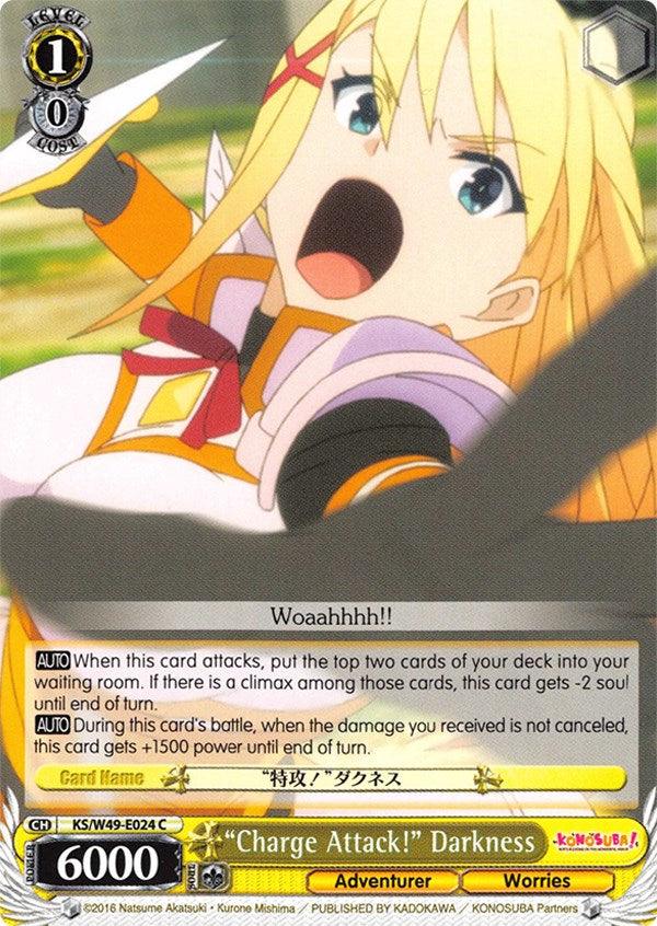 "Charge Attack!" Darkness (KS/W49-E024 C) [KonoSuba] - Blue Jay's Cauldron