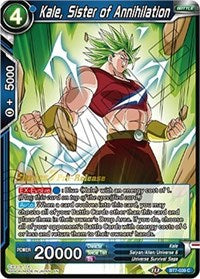 Kale, hermana de la aniquilación (BT7-039_PR) [Promociones de presentación de Assault of the Saiyans] 