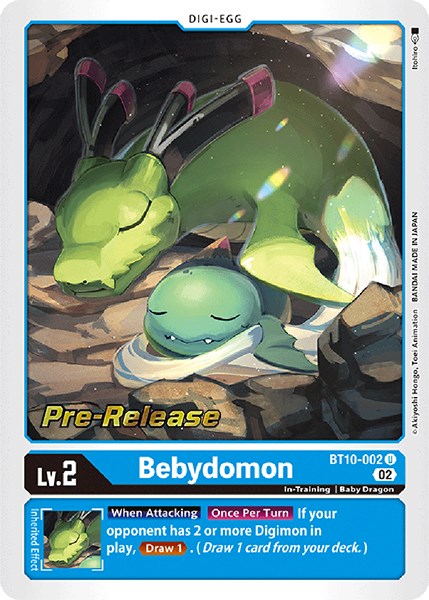 Bebydomon [BT10-002] [Tarjetas de prelanzamiento del encuentro Xros] 