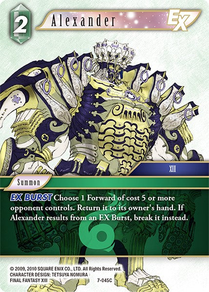 Alejandro EX [Opus VII] 